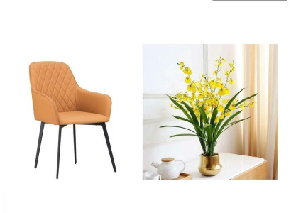Silla 1x Acolchada Silla Sala de televisión Lounge Club Cuero Textil Asiento Butaca Comer Nuevo Madera