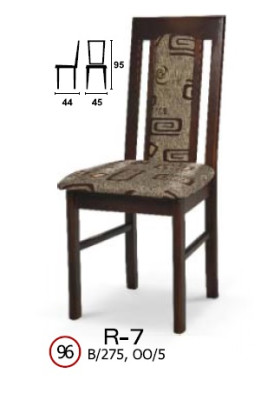 Silla de madera maciza R7