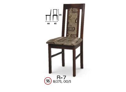 Silla de madera maciza R7