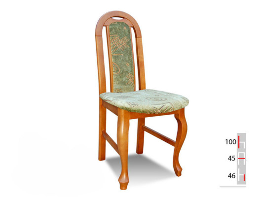 SILLA SILLA DE COMEDOR DE MADERA MACIZA DISEÑADOR SILLA DE CUERO