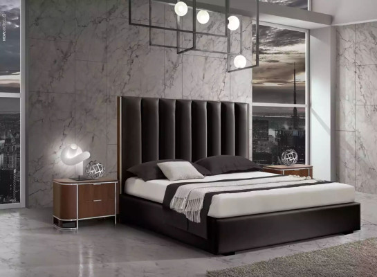 Cama mesita de noche 2x conjunto de dormitorio de lujo Muebles completos Nuevos