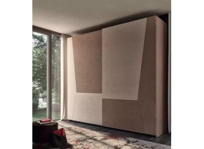 Armario marrón Dormitorio Material Madera Armario Lujo Moderno