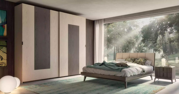 Armario marrón dormitorio Material madera Armario madera Armario