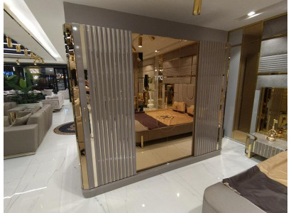 Armario de diseño de lujo, armario de estilo moderno, armarios, muebles de dormitorio nuevos.