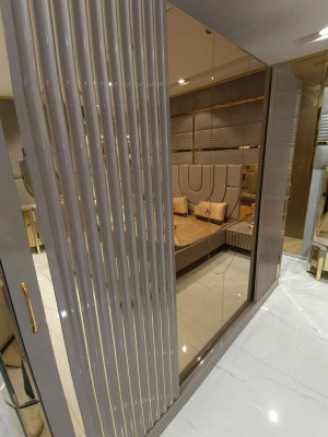 Armario de diseño de lujo, armario de estilo moderno, armarios, muebles de dormitorio nuevos.