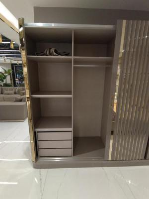 Armario de diseño de lujo, armario de estilo moderno, armarios, muebles de dormitorio nuevos.