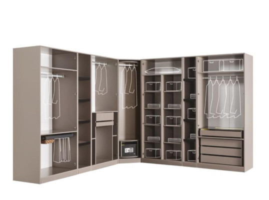 Juego de dormitorio de lujo 6 piezas Estilo moderno Juego de muebles de madera Cama Tocador