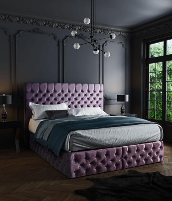 Dormitorio Cama Camas Acolchado Doble Matrimonio Hotel Lujo Cuero Moderno