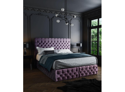Dormitorio Cama Camas Acolchado Doble Matrimonio Hotel Lujo Cuero Moderno