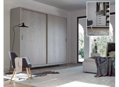 Dormitorio Armario Material Madera Armario gris Moderno nuevo