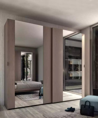 Armario de lujo diseño dormitorio armarios de ropa de madera armario de ropa.