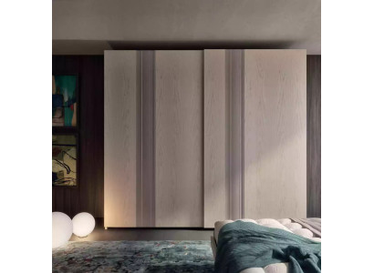 Armario con puertas correderas Armarios Armario de madera de lujo Dormitorio