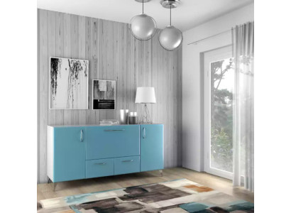 Baby Blau Cómoda de lujo para la sala de estar Aparadores Muebles de salón Aparadores