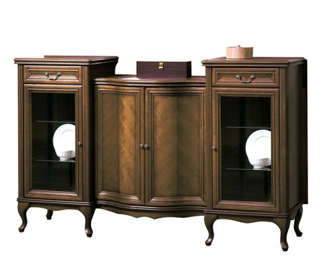 Clásico armario de estilo antiguo de madera de estilo XXL Buffet.