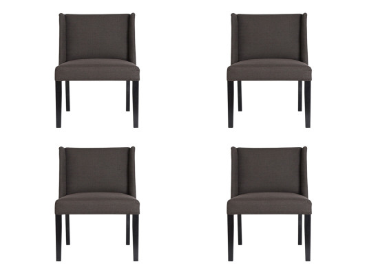 4 sillas silla tapizada diseño lounge club asiento respaldo juego sillón nuevo
