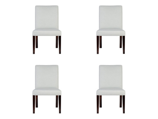 4x sillas silla cojín diseño lounge club asiento respaldo conjunto sillón nuevo
