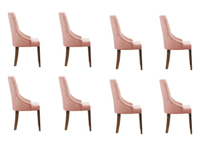 8x Chesterfield Sillón Sala de Estar Club Tapizado Silla Sillas Juego de Asientos Nuevo