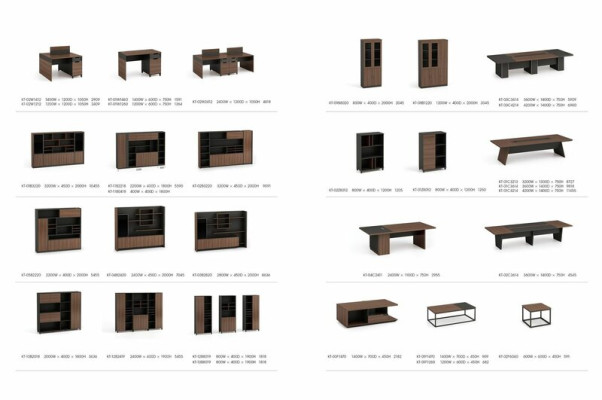 Archivo de oficina estante armario madera estantes - Acondicionamiento de la oficina bufete