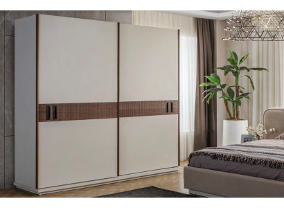 Elegante armario blanco Armarios de dormitorio Muebles de madera de lujo