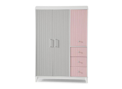 Elegante armario armario de madera multicolor diseño habitación infantil