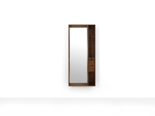 Mueble de armario de lujo moderno de diseño para el pasillo de madera nuevo.