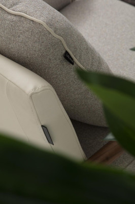 Sofá de 3 plazas, sillón individual, moderno, tela gris, conjunto de diseño