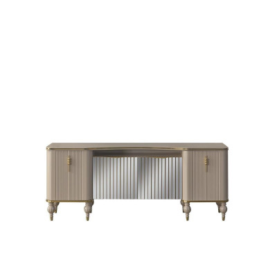 Moderno aparador beige lujoso aparador de madera para sala de estar nuevo