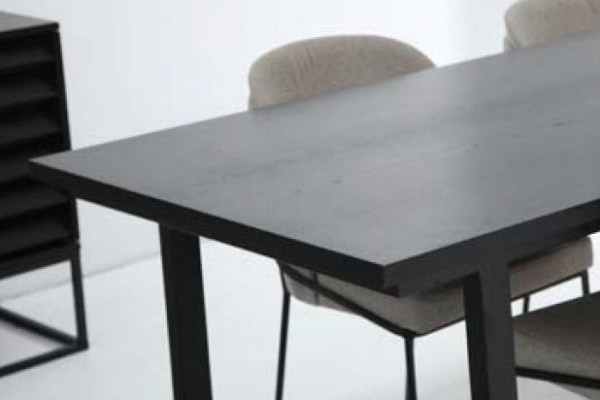 Rincón de la comida Conjunto de comedor Comedor Mesa de comedor Sillas 5 piezas Madera Gris Set Nuevo