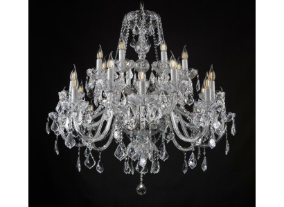 Cubrir lámparas de araña de cristal Bohemia.