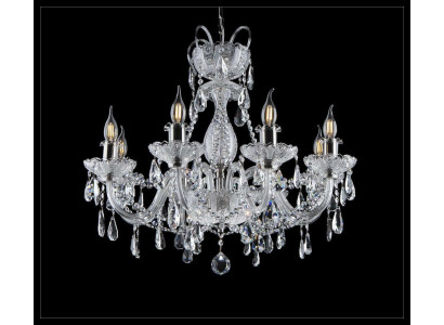 Lámpara colgante de cristal candelabro Bohemia.