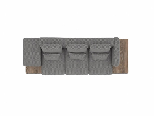 Sofá de sala de estar de tres plazas moderno diseño de lujo muebles tapizados nuevo