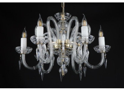 Candelabro de cristal de Bohemia lámpara lámpara de techo colgante