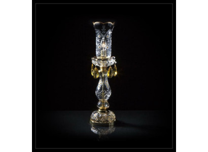 Lámpara de mesa Lámpara de mesa Candelabro Cristal Estilo antiguo Lámpara Lámparas Lámparas