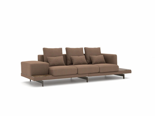 Sofá de tres plazas para la sala de estar Sofá tapizado Sofás de diseño Muebles tapizados Tela Nuevo