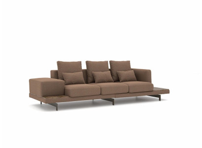 Sofá de tres plazas para la sala de estar Sofá tapizado Sofás de diseño Muebles tapizados Tela Nuevo