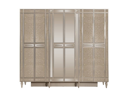 Armario de dormitorio blanco Diseñador de armario de madera Muebles modernos