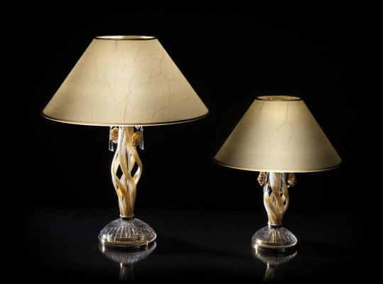 Lámpara de mesa estilo antiguo candelabro lámpara de mesa iluminación lámparas de cristal luminarias