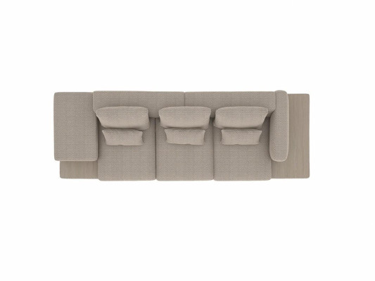 Sofá de sala de estar, sofá de tres asientos, muebles de tapicería de lujo, textil, mobiliario nuevo.