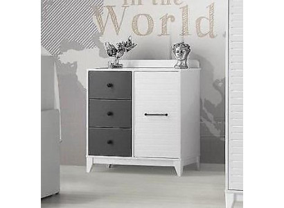 Moderno cómoda clara: decoración elegante para la habitación de sus hijos.