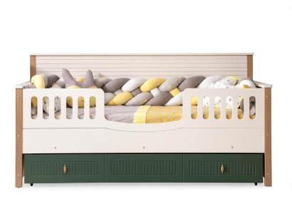Estructura de la cama Cama infantil Cama habitación infantil Muebles de habitación infantil Madera clara