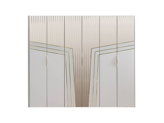 Moderno armario blanco de madera, ropero, muebles de lujo para dormitorio, nuevo.