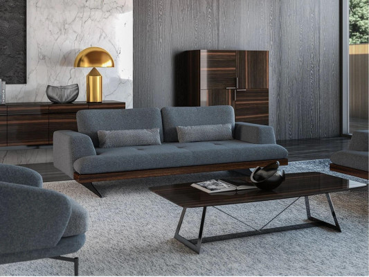 Sofá conjunto de lujo Sofás 4 piezas Conjunto de diseño de mesa de centro moderno