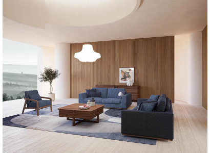 Conjunto de sofás de dos plazas Sofá Sillón Sofá tapizado moderno Sofá de tela Nuevo