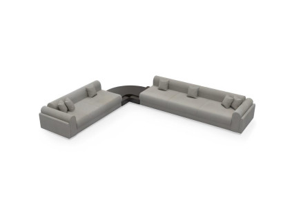 Sofá en forma de L de tela, sofá de esquina, sofá, tapizado premium, sofá, muebles