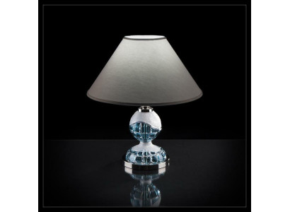 Lámpara de mesa de estilo antiguo, lámpara de corona, lámparas de cristal, luces, luz.