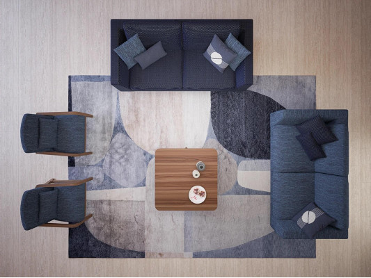 Sala de estar sofá moderno de tela sofá de dos plazas sofá diseño de lujo muebles.