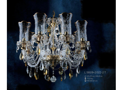 Bohemia Lámpara de cristal Lámpara Lámpara de techo Candelabro