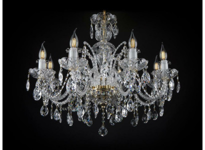 Lámpara de araña Kron, lámparas de techo de cristal colgantes.