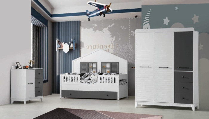 Conjunto moderno para habitación de niños Multicolor Muebles perfectos para su interior