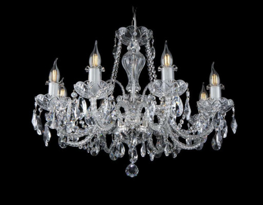 Soporte de vela de corona Lámpara Lámparas Lámparas de cristal Iluminación Cubierta de luz Bohemia